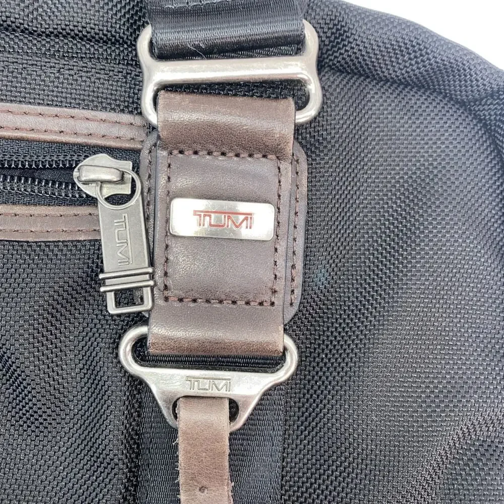 TUMI Business Bag Slim Brief Nylon Napa Leather